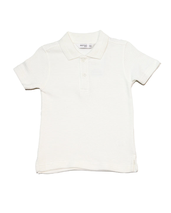 Bjr Short Sleeve Ivory Polo Tsh