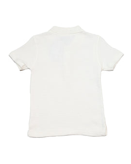 Bjr Short Sleeve Ivory Polo Tsh - 0