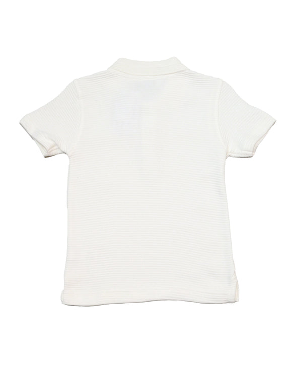 Bjr Short Sleeve Ivory Polo Tsh