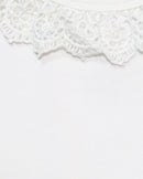 Lilac Lace Collar T Shirt-2