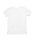 White Nyc Bronx Skater Tee With Flock Print-3