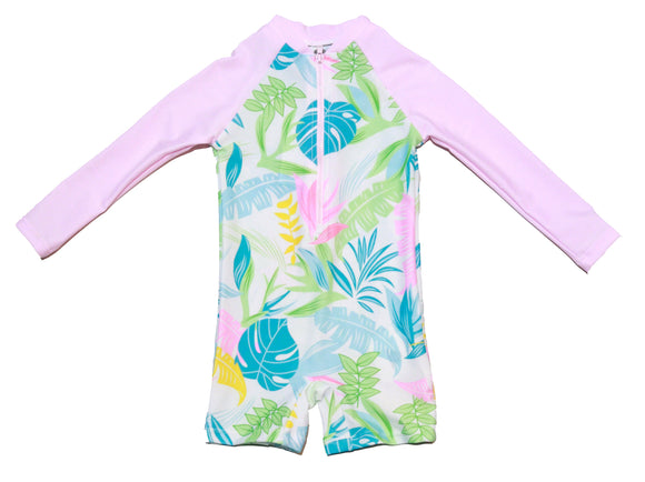 Tropical Bodysuit Pale