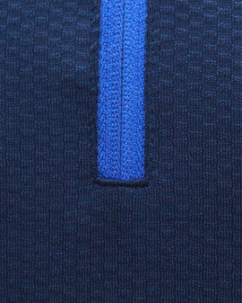 Navy Active Henley T-Shirts - 0