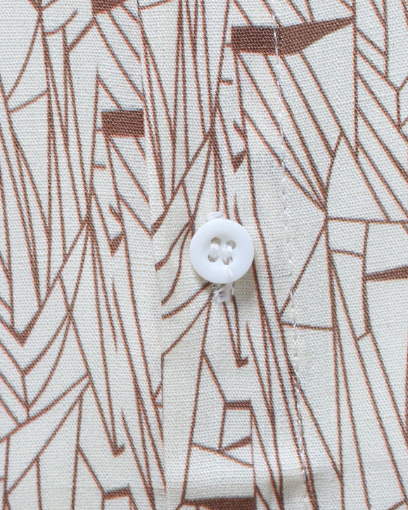 Mens S/Slvs Printed Shirts With Round Neck Collar