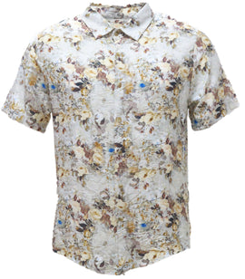 Mens S/Slvs Printed Shirts With Regular Collar