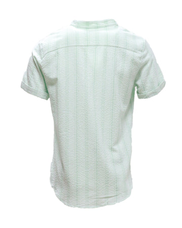 Mens S/Slvs Printed Shirts With Round Neck Collar - 0
