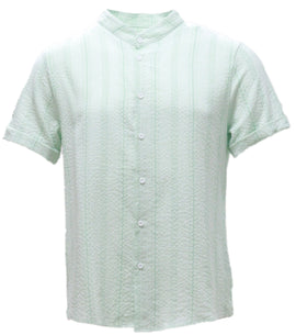 Mens S/Slvs Printed Shirts With Round Neck Collar