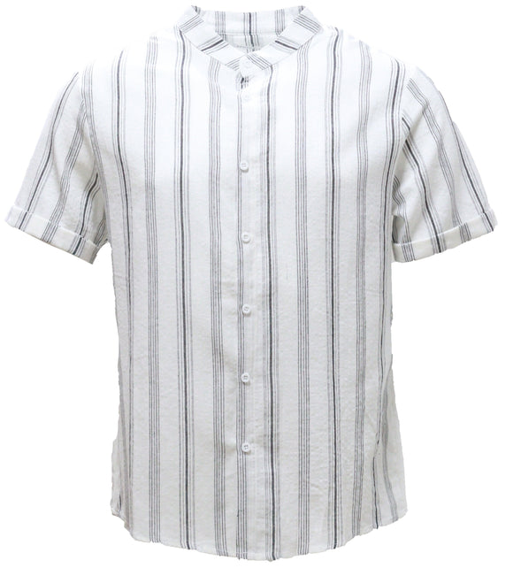 Mens S/Slvs Printed Shirts With Round Neck Collar