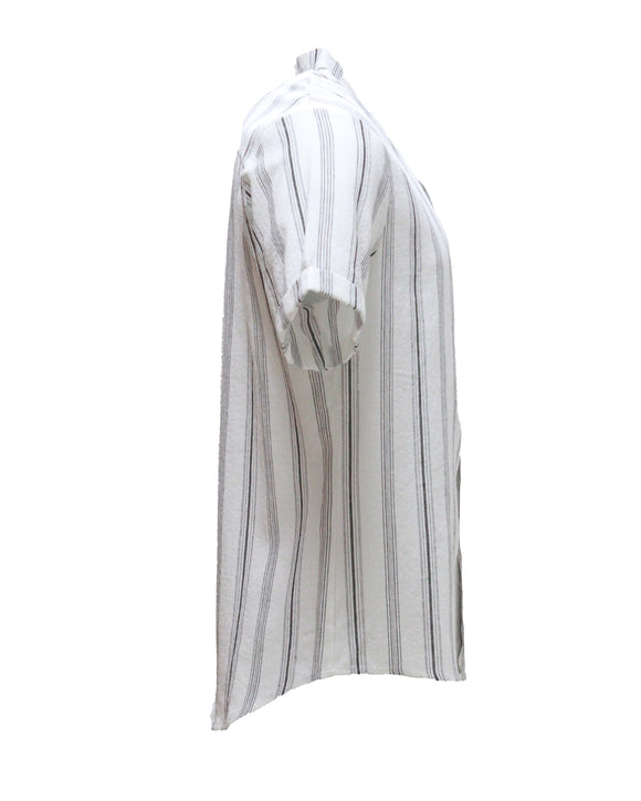 Mens S/Slvs Printed Shirts With Round Neck Collar