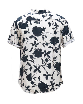 Mens S/Slvs Printed Shirts With Round Neck Collar - 0
