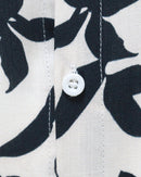 Mens S/Slvs Printed Shirts With Round Neck Collar-4