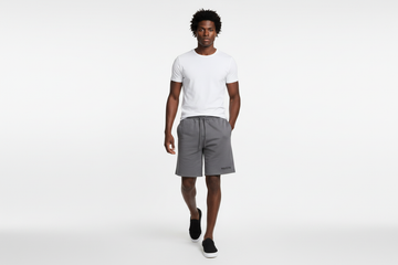 Grey Lounge Shorts Mid Grey