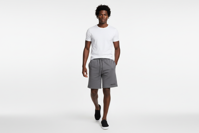 Grey Lounge Shorts Mid Grey