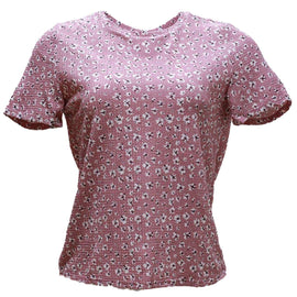All Over Print Textured T-Shirt Nawao.com