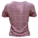 All Over Print Textured T-Shirt Nawao.com
