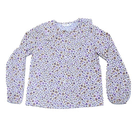 Animal Print Peterpan Collar Top Assorted Nawao.com