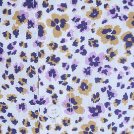 Animal Print Peterpan Collar Top Assorted Nawao.com