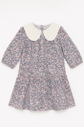 Aop Floral Peterpan Collar Dress Assorted Nawao.com