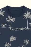 Aop Tee Navy Nawao.com