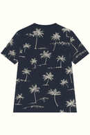 Aop Tee Navy Nawao.com