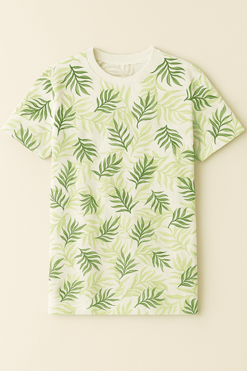 Aop Tee White Small Nawao.com