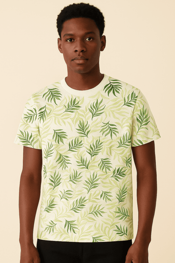 Aop Tee White Small Nawao.com