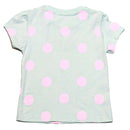 Aqua Polka Dot T Shirt Nawao.com