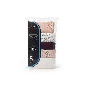 Assorted 5 Pack 365 Bikini Brief  Assorted Uk12 Nawao.com