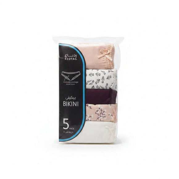 Assorted 5 Pack 365 Bikini Brief  Assorted Uk12 Nawao.com