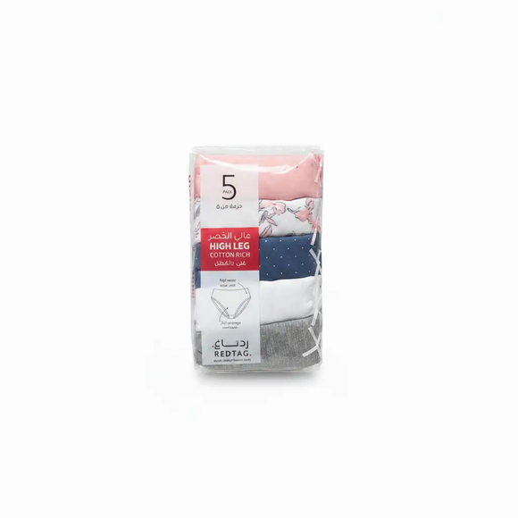 Assorted 5 Pack 365Hhighleg Brief  Assorted Nawao.com