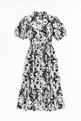 Assorted Belted Ruffle Dress Nawao.com