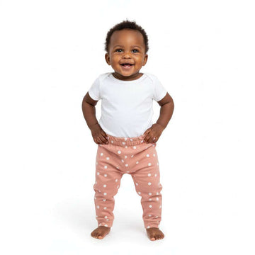 Assorted Brown And Ivory All Over Print Active Pants Assorted Nawao.com