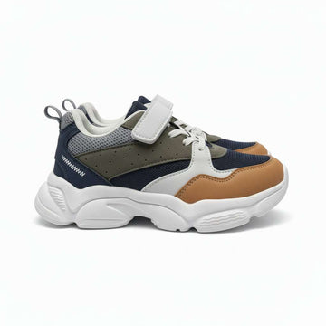 Assorted Color Block Chunky Sneaker Assorted Nawao.com