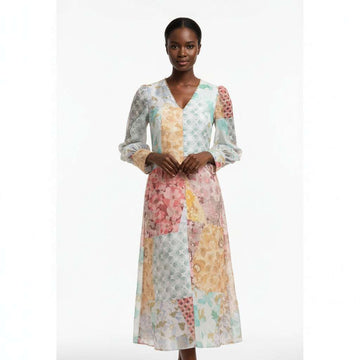 Assorted Long Sleeve Dress Assorted Nawao.com