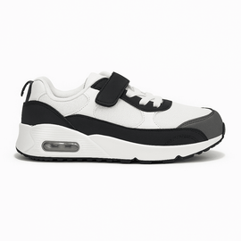 Assorted Material Block Sneaker Nawao.com