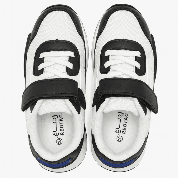 Assorted Material Block Sneaker Nawao.com