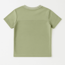 Assorted  Paneled Short Sleeve T Shirt Nawao.com