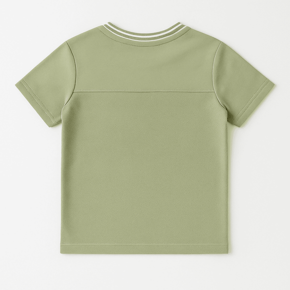 Assorted  Paneled Short Sleeve T Shirt Nawao.com