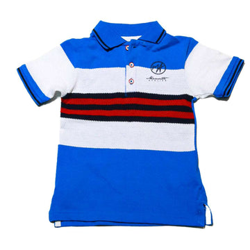 Assorted Panelled Polo Shirt Nawao.com