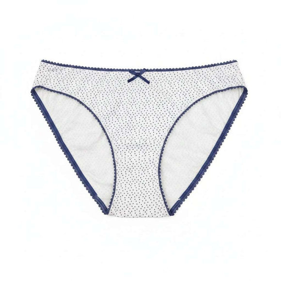 Assorted Print Plain Bikini Briefs  5 Pack  Assorted Nawao.com