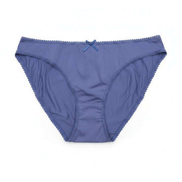 Assorted Print Plain Bikini Briefs  5 Pack  Assorted Nawao.com