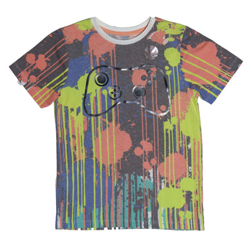 Assorted Print T-Shirt Nawao.com