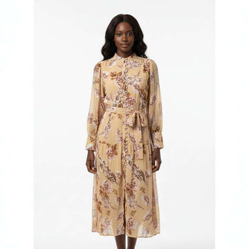 Assorted Printed Long Dress Nawao.com