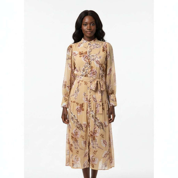 Assorted Printed Long Dress Nawao.com