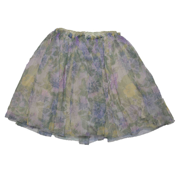 Assorted Printed Mesh Skirt Nawao.com