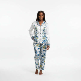 Assorted Satin Classic Pyjama Set Assorted Nawao.com