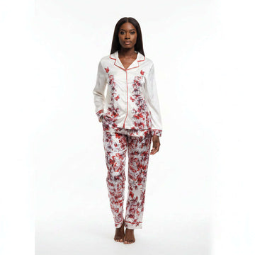 Assorted Satin Classic Pyjama Set Assorted Nawao.com