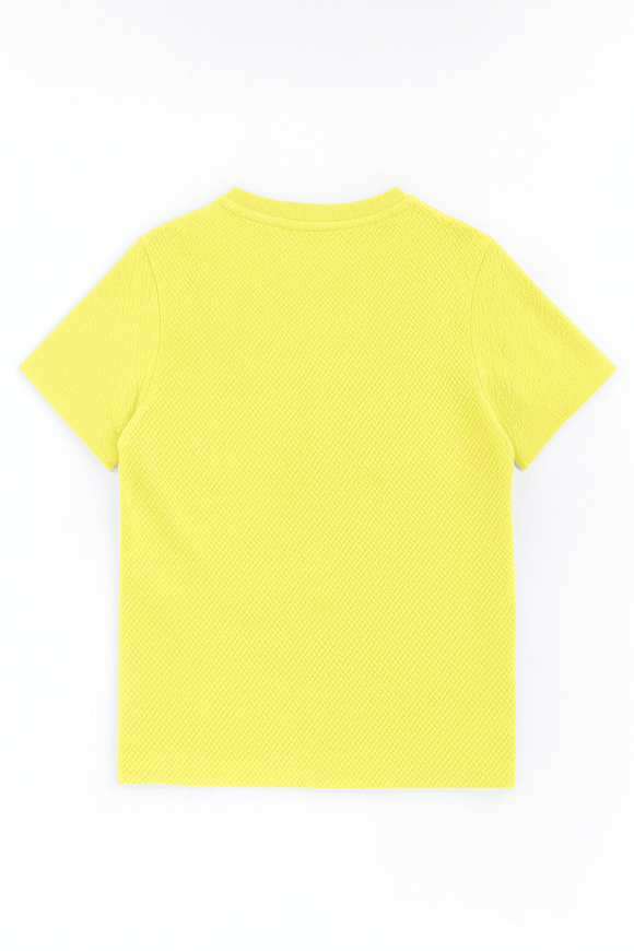 Asst Short Sleeve Jacuard T Shirt Assorted Nawao.com