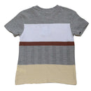 Asst Y D Striped Short Sleeve Jacquard T Shirt Assorted Nawao.com