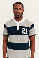 Autostripe Pique Polo  Rugby  Assorted Nawao.com